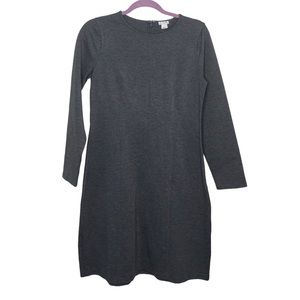 J.CREW Ponte Sheath Dress Size 8 Grey NWT